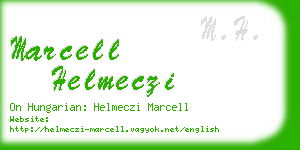 marcell helmeczi business card